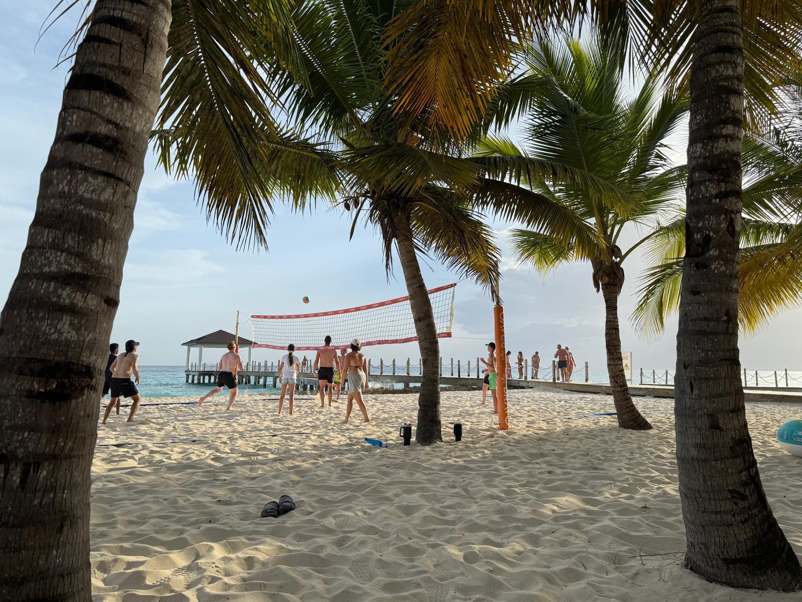 Volleybal op vakantie